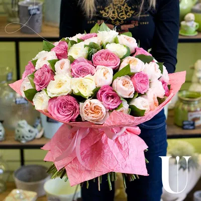 Букет \"Английские розы\" - заказать с доставкой недорого в Москве по цене 29  400 руб.