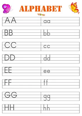 Английский алфавит с транскрипцией