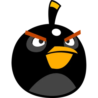 Наклейка на авто Желтая птица из Angry Birds – Злые Птицы машину виниловая  - матовая, глянцевая, светоотражающая, магнитная, мет