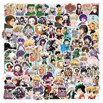 100 My Hero Academia Anime Stickers Boku No Hero Decals | eBay