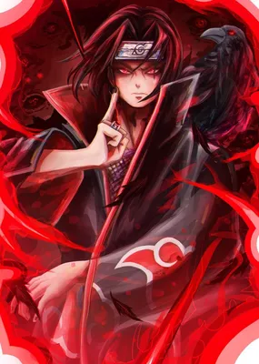 Itachi Uchiha Framed Poster Original Art Anime Naruto | NEW USA #2 | eBay