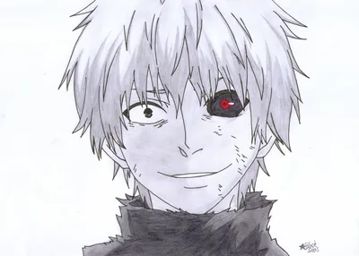 Обои на рабочий стол Канеки Кен / Kaneki Ken из аниме Tokyo Ghoul /  Токийский Гуль, обои для рабочего стола, скачать обои, обои бесплатно