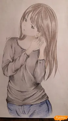 Рисунки для срисовки карандашом аниме — Стихи, картинки и любовь… | Dibujo  a lapiz anime, Dibujos de anime, Arte de anime