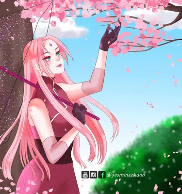 Haruno Sakura edit, art, Pink, anime girl, anime, HD phone wallpaper |  Peakpx