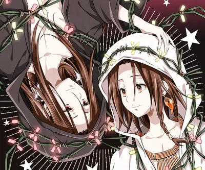 Anime :: Shaman King :: Asakura Yoh :: amidamaru :: Monochrome (Anime) -  JoyReactor