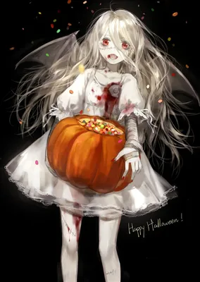 Happy Halloween by cotta | Anime halloween, Female anime, Manga girl