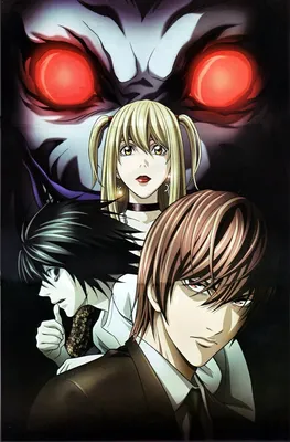 Плакат Death Note (characters) - купить аниме плакат в Киеве, цены в  Украине - интернет-магазин Rockway