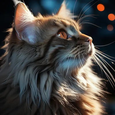 Анимированные изображения кошек в формате hd. | Премиум Фото