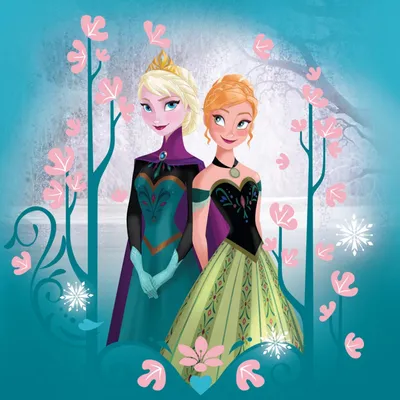 Эльза и Анна - день коронации - Холодное Сердце Frozen - YouLoveIt.ru