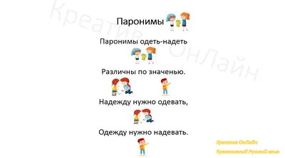 Паронимы, синонимы, антонимы. Русский язык в картинках. Просто и понятно. |  Креативное обучение и развитие творческих способностей | Дзен