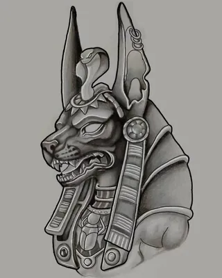 Тату эскиз анубис tattoo sketch Anubis | Тату для парня, Татуировки ног,  Современные татуировки