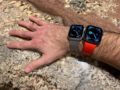 Apple Watch на руке: фото для фона рабочего стола