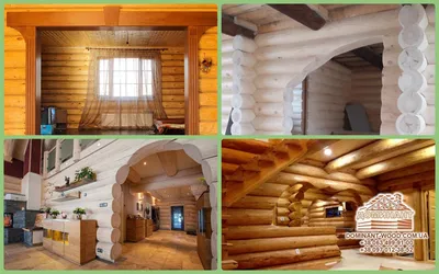 Как сделать арочный проем внутри деревянного дома? - dominant-wood.com.ua
