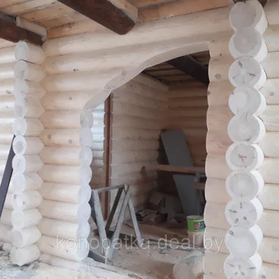 Как сделать арку в деревянном доме