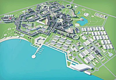Архитектура будущего - в Омане построят умный город на 100 000 жителей |  ARCHITIME.RU