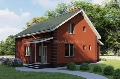 Проект кирпичного дома №48-47 с площадью 118 кв м цена 2714000 руб.