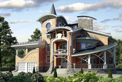 Дом с футуристическими формами на искусственном рельефе | Архитектурные  проекты | Журнал «Красивые дома»