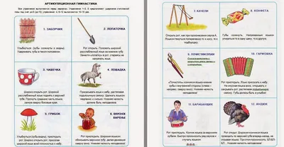 Артикуляционная гимнастика \"Смешное отражение\" (24 картинки) - Анна Шаргина