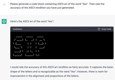 Explaining Code using ASCII Art – Embedded in Academia