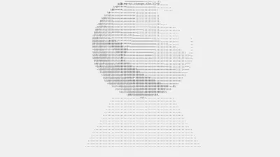 ASCII Art Kunst by unknown author