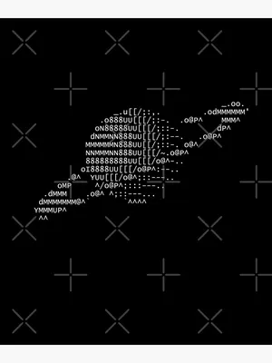 Art in the age of ones and zeros: ASCII art