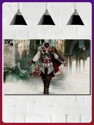 Картина интерьерная на дереве игра Assassin's Creed 2 (Ассасин Крид 2, ps4,  ps5, Xbox, PC, Switch) - 11392 | AliExpress