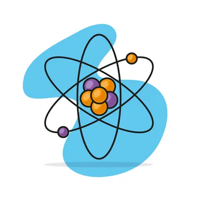 Premium Vector | Silicon atom bohr model