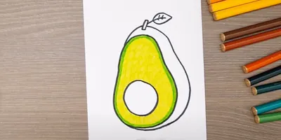 Как нарисовать авокадо: 26 классных вариантов - Лайфхакер