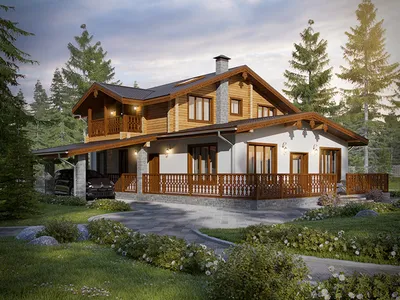 Строительство австрийского деревянного дома: проекты, дизайн интерьера и  выбор материалов Holz House