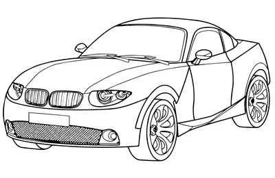 Раскраски детей, Раскраска для детей Гоночный автомобиль формула 1  Автомобиль.