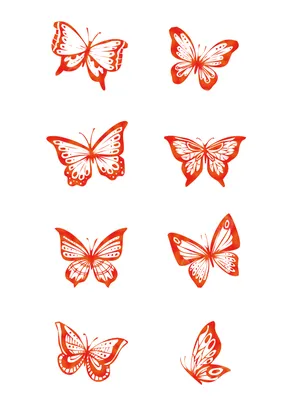 Картинки бабочка животное Векторная графика