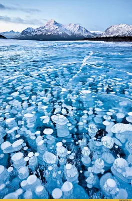 Картинка Россия Baikal льда зимние Природа Озеро Пейзаж
