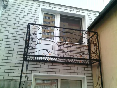 Кованые перила и ограждения для балкона на заказ с 3D-дизайном