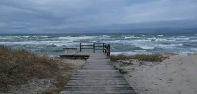 Балтийское море - «Дикие пляжи Балтийского моря прекрасны... Волны и шум  прибоя, что может быть лучше... холодное шикарное море замёрзло в 2021  году.» | отзывы