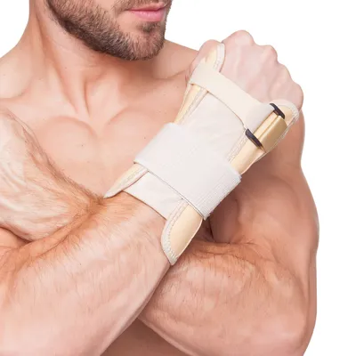 Картинка бандажа на руку для лечения повреждений суставов