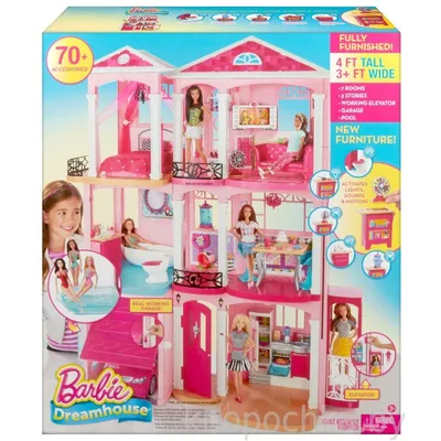 Barbie Dreamhouse Deluxe дом мечты с бассейном GRG93 цена | pigu.lt