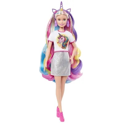 Отзывы о кукла Барби Barbie Радужные волосы GHN04 - отзывы покупателей на  Мегамаркет | куклы Barbie GHN04 - 600003701074
