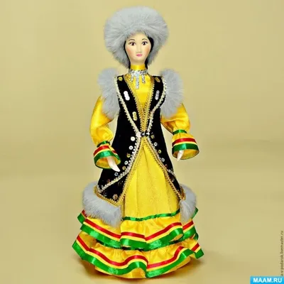 Башкирский национальный костюм рисунок - 77 фото