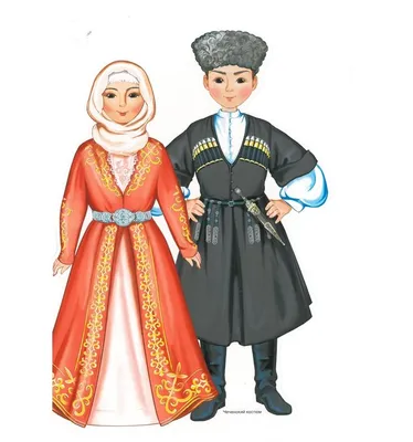 Башкирский национальный костюм раскраска для детей - 80 фото