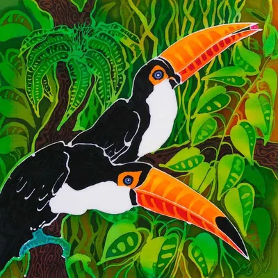 Индонезийский батик шаблон птицы PNG , Индонезия, Батик, птицы PNG картинки  и пнг PSD рисунок для бесплатной загрузки