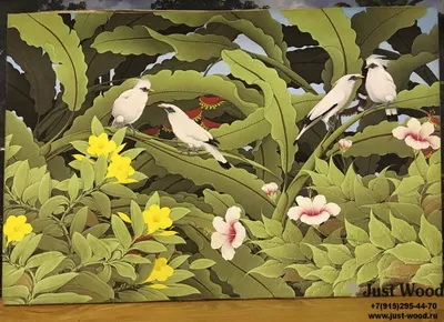 Изображения птиц для батика и рукоделия — Художественная школа Batik4art