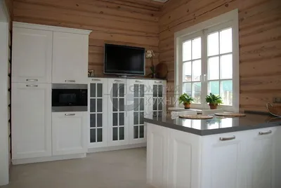Белая кухня в интерьере (фото) - Кухни на заказ от производителя -  Геометрия кухни