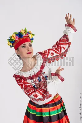 Купить хореографический белорусский народный костюм