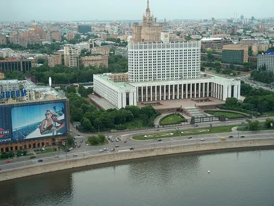 Белый Дом в Москва России стоковое фото. изображение насчитывающей вода -  26144836