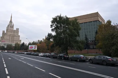 Вечерняя Москва. Новоарбатский мост. (Белый дом, Здание Правительства Москвы,  Москва-Река)