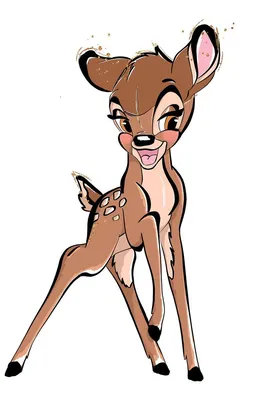 Bambi. Бемби. | Бэмби дисней, Детские иллюстрации, Рисунки животных