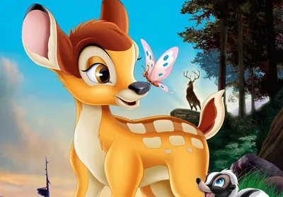 Bambi and Thumper Before the Bloom - Officially Licensed Disney Remova |  Bambi and thumper, Bambi disney, Disney tattoos