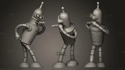 Лаборатория бронзы Брелок Бендер Футурама Bender Futurama