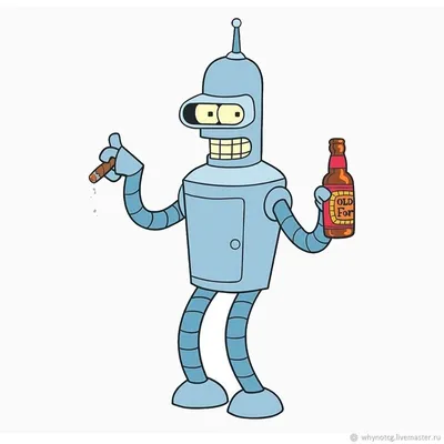 Фигурка Бендер Футурама, статуэтка (Bender, Futurama) в интернет-магазине  Ярмарка Мастеров по цене 2210 ₽ – SO0MMBY | Статуэтка, Кострома - доставка  по России