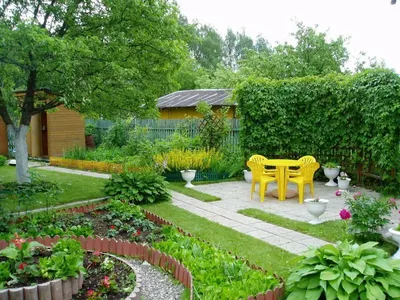 Озеленение участка, дизайн проект для частного дома, дачи